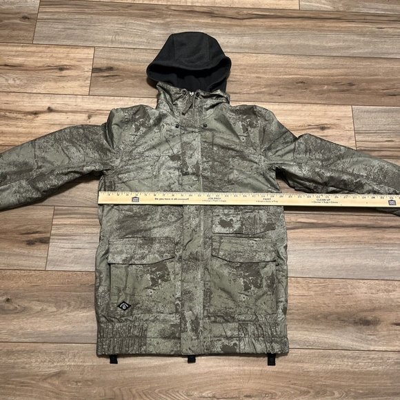 Men's Special Blend Revolver Snowboarding Jacket SMALL Hooded Full Zip Winter - Picture 4 of 13